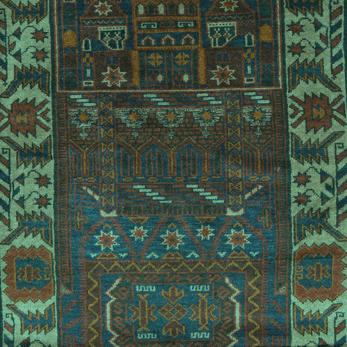 Persian Turquoise Traditional Rug, tr2382turq