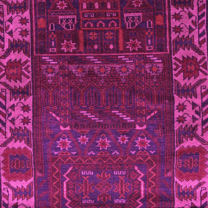 Machine Washable Persian Pink Traditional Rug, wshtr2382pnk