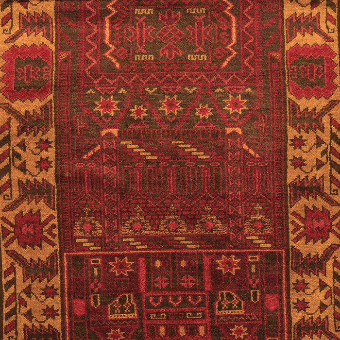 Persian Orange Traditional Rug, tr2382org