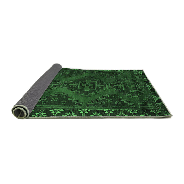 Sideview of Persian Emerald Green Traditional Rug, tr2383emgrn