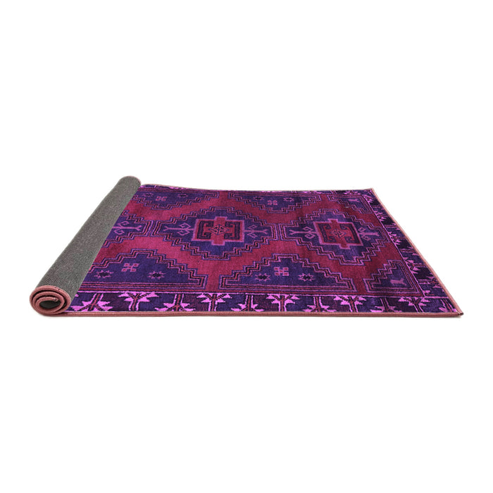 Sideview of Persian Purple Traditional Rug, tr2383pur