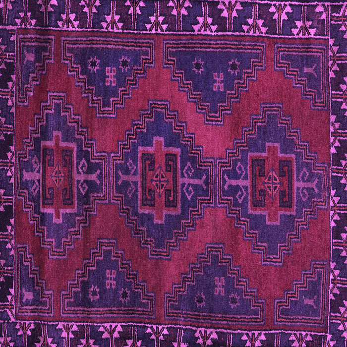 Square Persian Purple Traditional Rug, tr2383pur