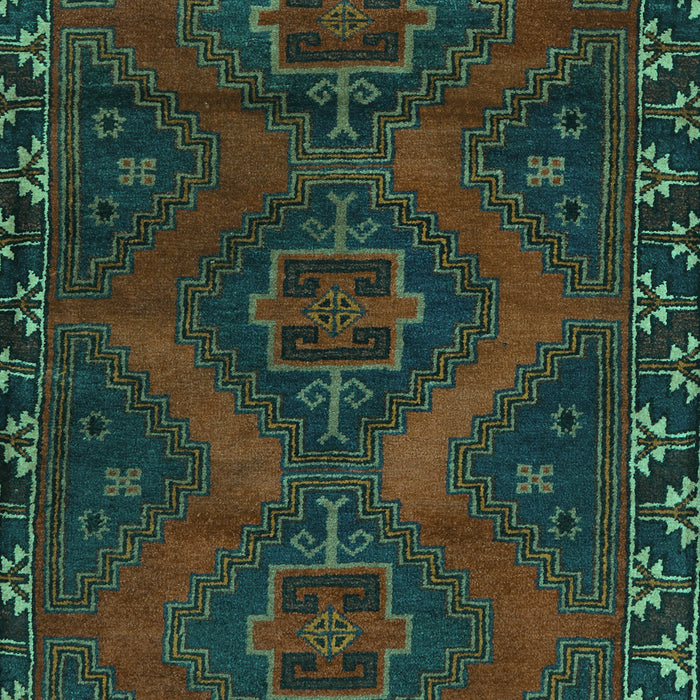 Machine Washable Persian Turquoise Traditional Area Rugs, wshtr2383turq
