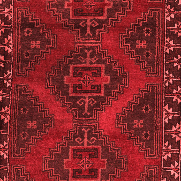 Machine Washable Persian Red Traditional Rug, wshtr2383red