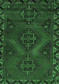 Persian Emerald Green Traditional Rug, tr2383emgrn