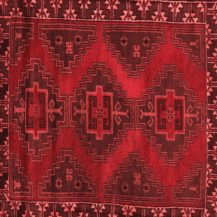 Machine Washable Persian Red Traditional Rug, wshtr2383red