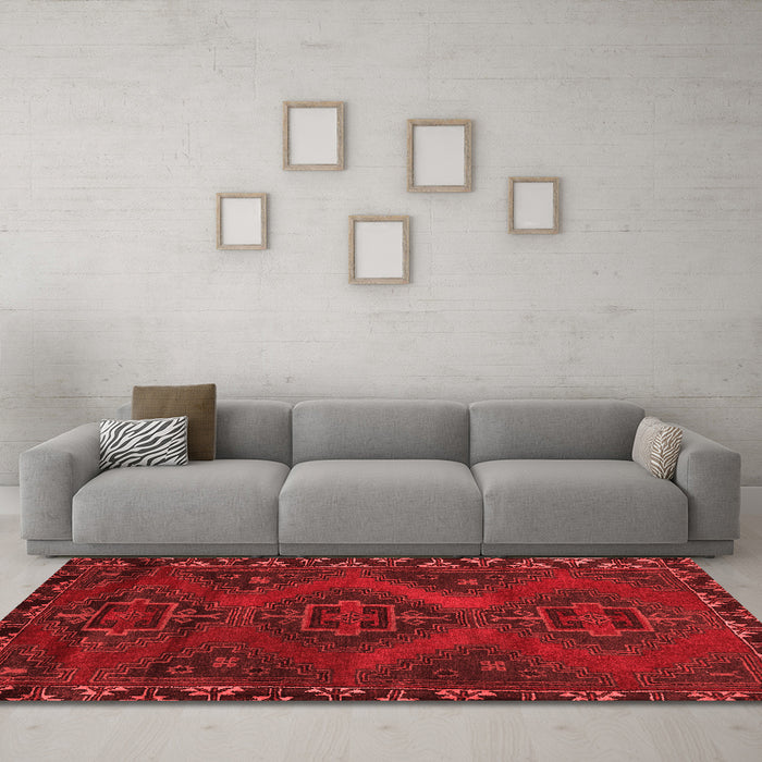 Traditional Red Washable Rugs