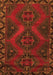 Persian Orange Traditional Rug, tr2383org