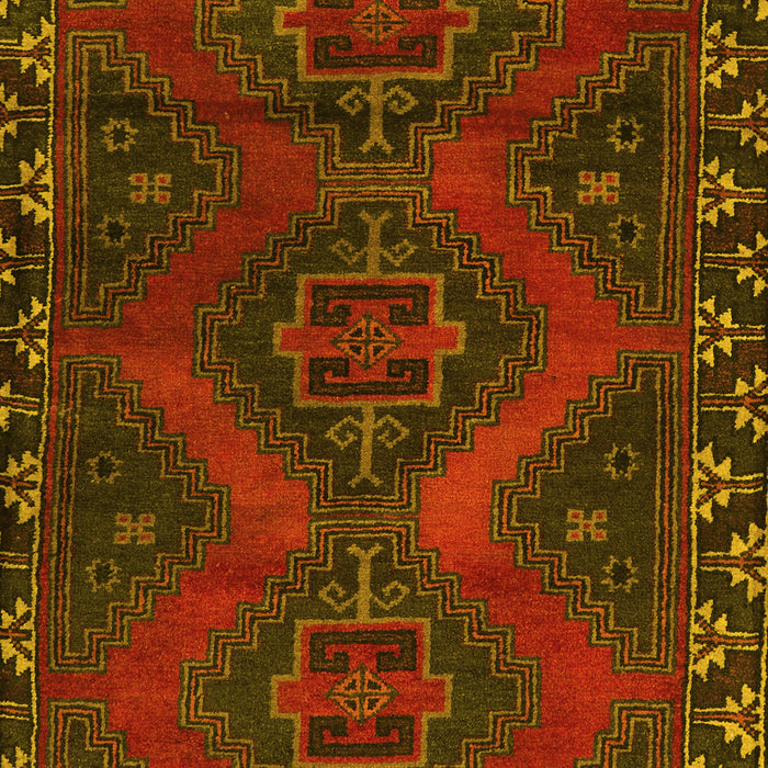 Persian Yellow Traditional Rug, tr2383yw