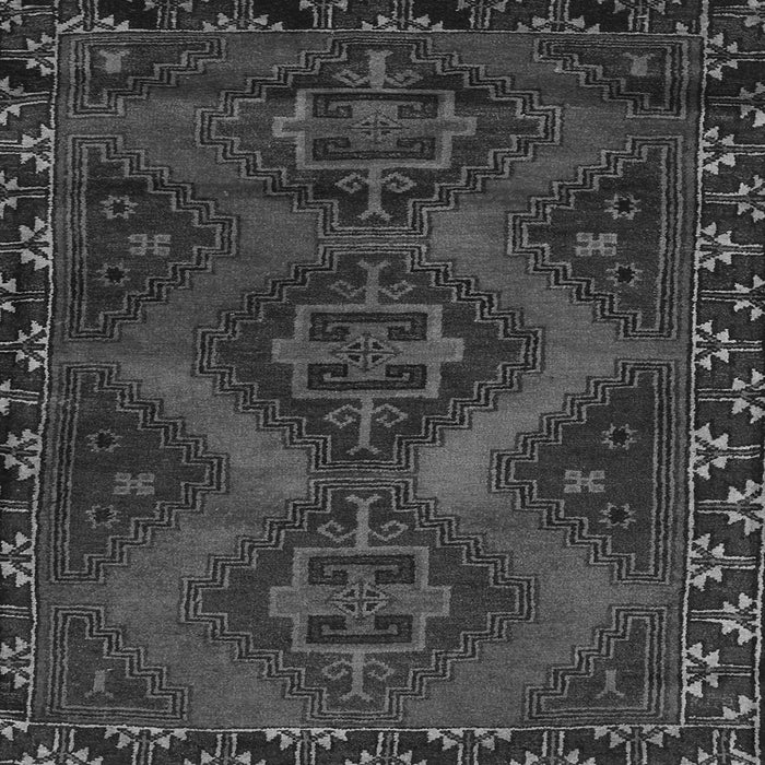 Serging Thickness of Persian Gray Traditional Rug, tr2383gry