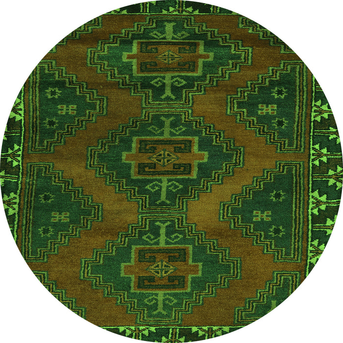 Machine Washable Persian Green Traditional Area Rugs, wshtr2383grn