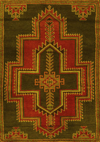 Persian Yellow Traditional Rug, tr2384yw