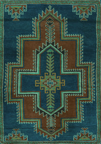 Persian Turquoise Traditional Rug, tr2384turq