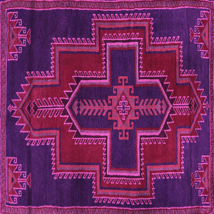Square Persian Pink Traditional Rug, tr2384pnk