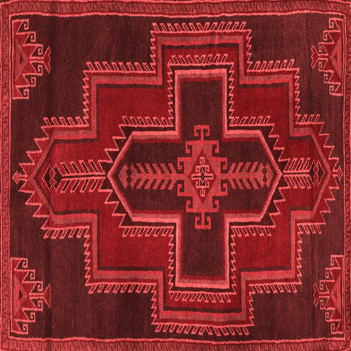 Machine Washable Persian Red Traditional Rug, wshtr2384red