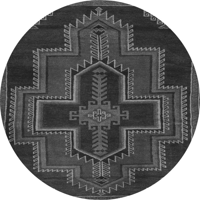 Square Persian Gray Traditional Rug, tr2384gry