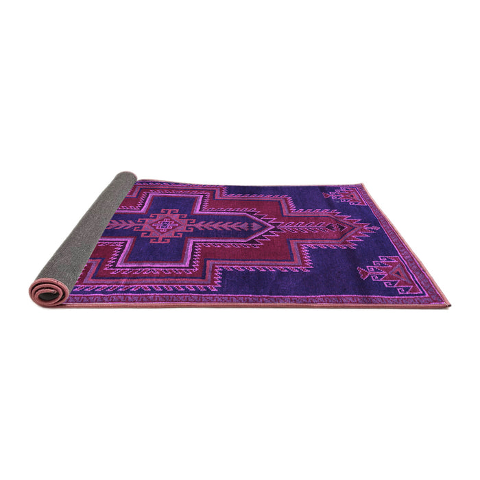 Sideview of Persian Purple Traditional Rug, tr2384pur