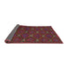 Sideview of Traditional Rosy Purple Southwestern Rug, tr2385