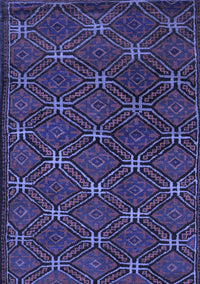 Southwestern Blue Country Rug, tr2385blu