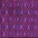 Square Southwestern Purple Country Rug, tr2385pur