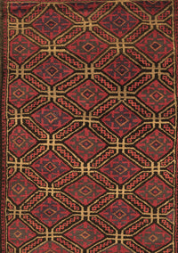 Southwestern Brown Country Rug, tr2385brn