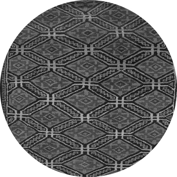 Machine Washable Southwestern Gray Country Rug, wshtr2385gry