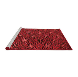 Country Red Washable Rugs