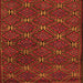 Serging Thickness of Southwestern Orange Country Rug, tr2385org