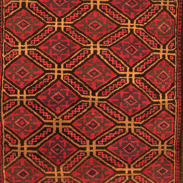 Southwestern Orange Country Rug, tr2385org