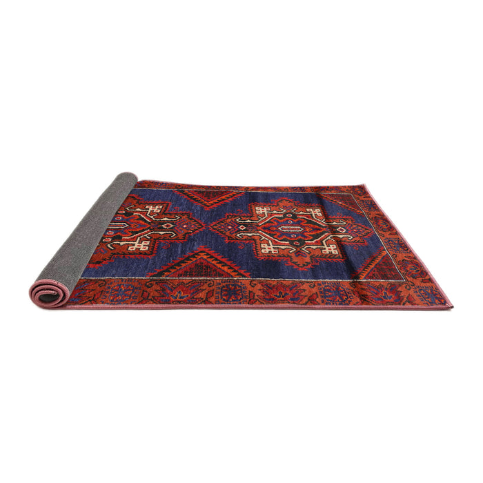 Sideview of Traditional Red Persian Rug, tr2386