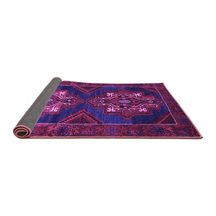 Sideview of Persian Purple Traditional Rug, tr2386pur