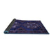 Sideview of Persian Blue Traditional Rug, tr2386blu