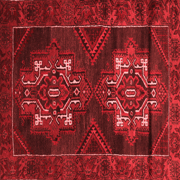 Machine Washable Persian Red Traditional Rug, wshtr2386red