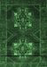 Persian Emerald Green Traditional Rug, tr2386emgrn