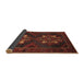 Sideview of Persian Brown Traditional Rug, tr2386brn
