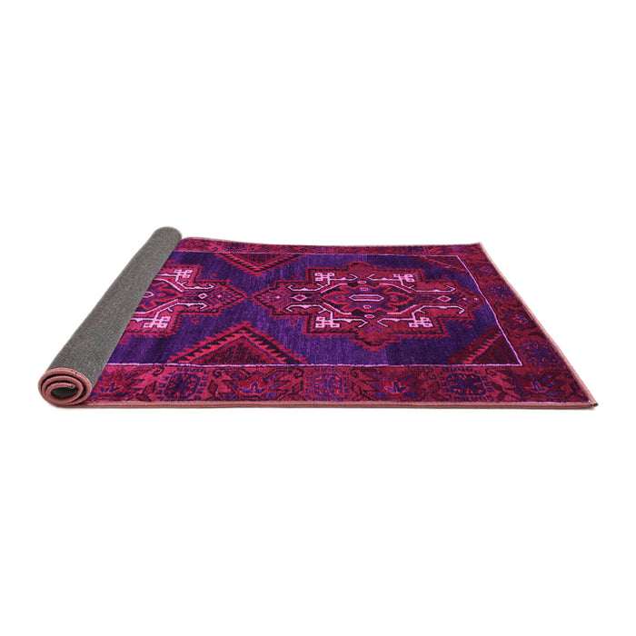 Sideview of Persian Pink Traditional Rug, tr2386pnk