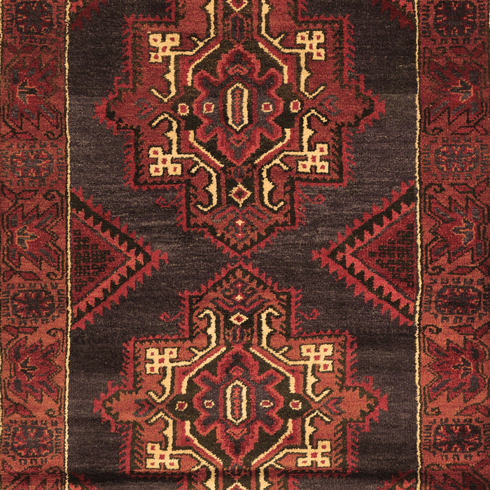 Machine Washable Persian Brown Traditional Rug, wshtr2386brn