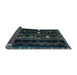 Sideview of Southwestern Light Blue Country Rug, tr2387lblu