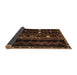 Sideview of Southwestern Brown Country Rug, tr2387brn