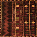 Serging Thickness of Southwestern Orange Country Rug, tr2387org