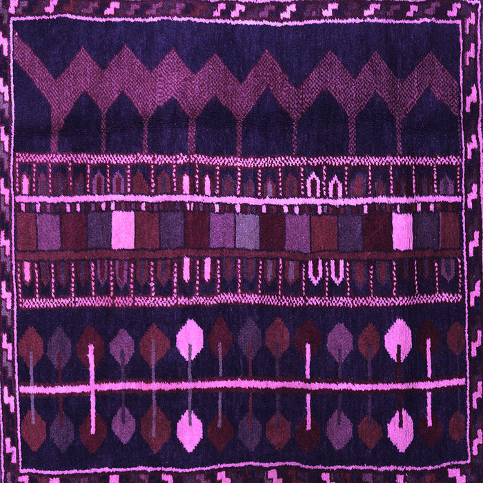 Square Southwestern Purple Country Rug, tr2387pur