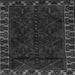 Serging Thickness of Persian Gray Traditional Rug, tr2388gry