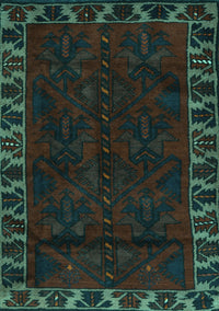 Persian Turquoise Traditional Rug, tr2388turq