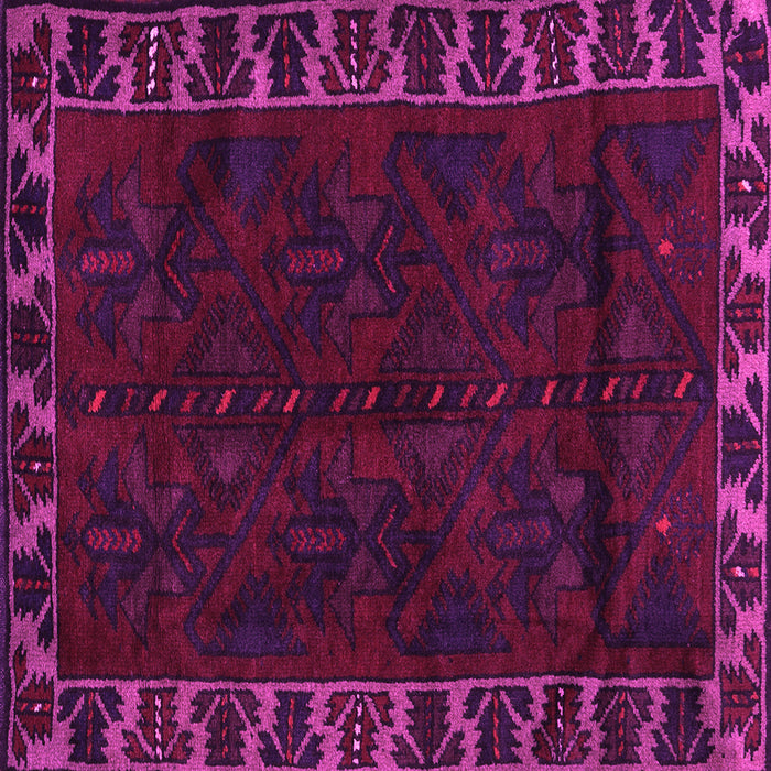 Square Machine Washable Persian Pink Traditional Rug, wshtr2388pnk