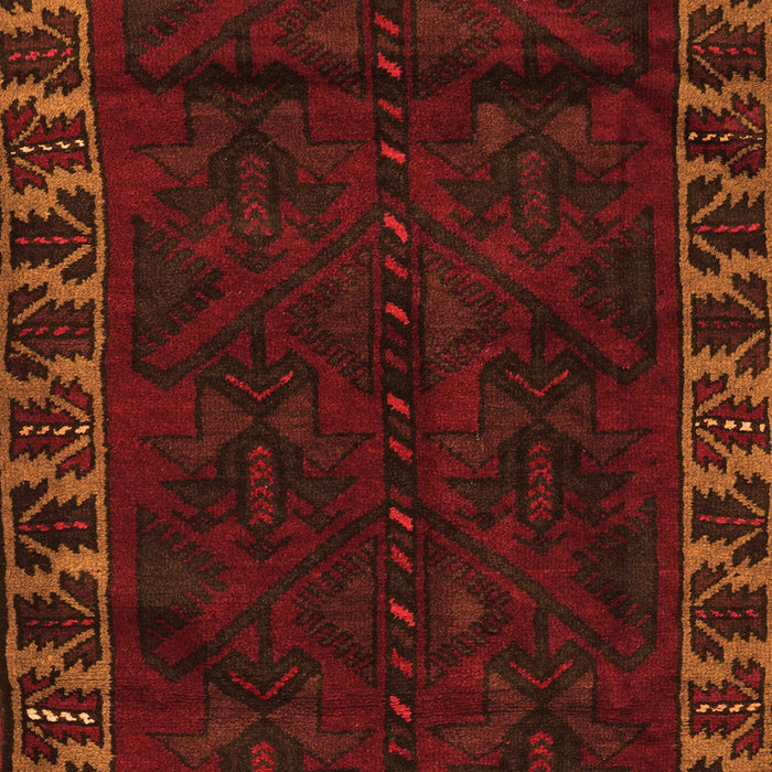 Serging Thickness of Machine Washable Persian Orange Traditional Area Rugs, wshtr2388org