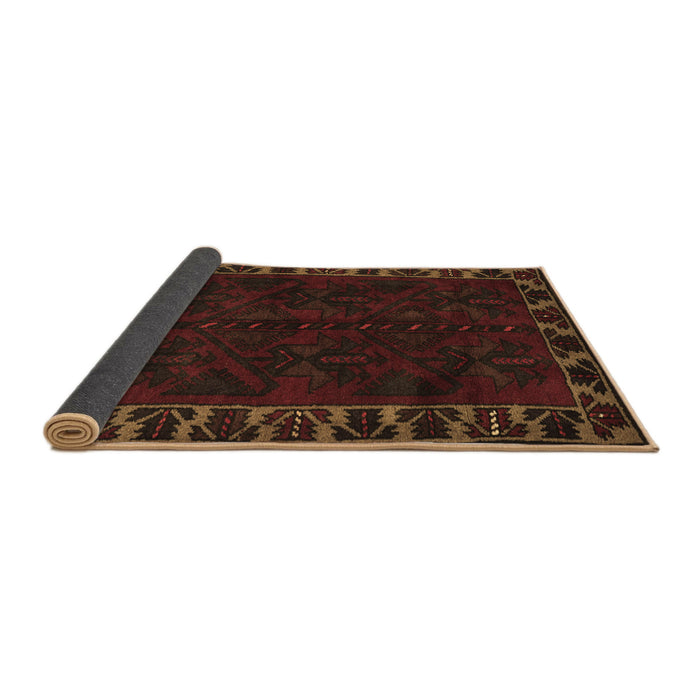 Sideview of Persian Brown Traditional Rug, tr2388brn