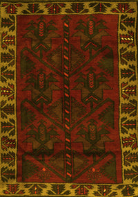 Persian Yellow Traditional Rug, tr2388yw