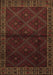 Machine Washable Persian Brown Traditional Rug, wshtr2389brn