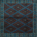 Square Persian Light Blue Traditional Rug, tr2389lblu