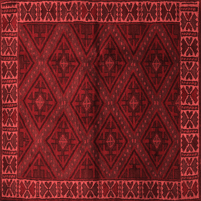 Machine Washable Persian Red Traditional Rug, wshtr2389red